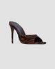 Black Suede Studio Women's Jazz 100MM Pony Hair Mules - 2