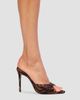 Black Suede Studio Women's Jazz 100MM Pony Hair Mules - 5