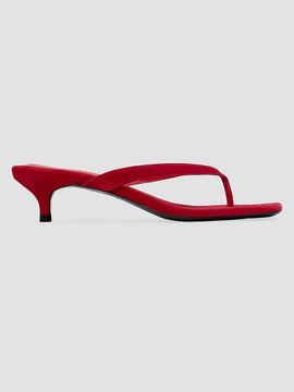 Black Suede Studio Women's Kendal 35MM Suede Sandals