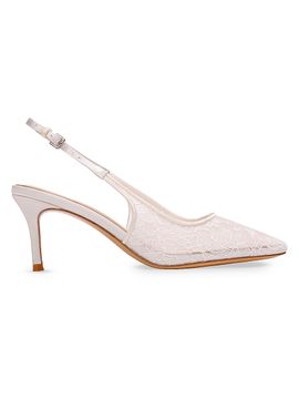 Black Suede Studio Women's Maisie 70MM Pumps