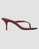 Black Suede Studio Women's Marci 65MM Patent Mule Sandals - 1