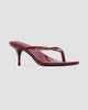 Black Suede Studio Women's Marci 65MM Patent Mule Sandals - 2