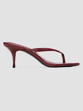 Black Suede Studio Women's Marci 65MM Patent Mules