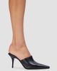 Black Suede Studio Women's Mesa 80MM Mules - 5