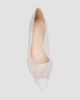 Black Suede Studio Women's Mia 80MM Lace Pumps - 3