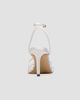 Black Suede Studio Women's Miley 70MM Satin Sandals - 3