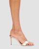 Black Suede Studio Women's Naomi 80MM Metallic Mule Sandals - 5