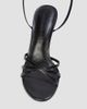 Black Suede Studio Women's Olie 80MM Leather Sandals - 3