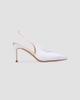 Black Suede Studio Women's Royale 80MM Satin Pumps - 1