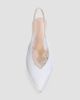 Black Suede Studio Women's Royale 80MM Satin Pumps - 4