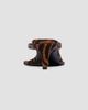 Black Suede Studio Women's Tash 50MM Pony Hair Sandals - 4