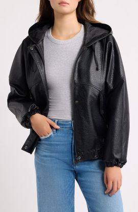 Blanc Noir Blanc Noir Elodie Faux Leather Jacket