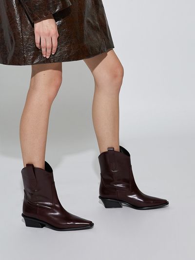 blanc sur blanc Freya Ankle Boots_Burgundy