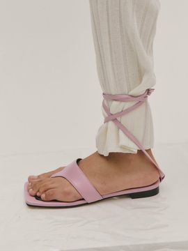 BLANC TOE Ankle Strap Sandal_Pink
