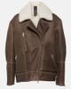 Blancha Blancha Shearling-trimmed leather jacket - 1