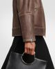 Blancha Blancha Shearling-trimmed leather jacket - 5