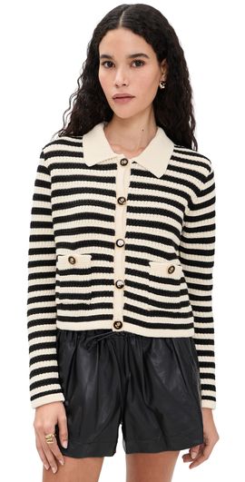 BLANKNYC BLANKNYC Anchor Down Sweater Black And Cream Combo