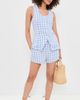 BLANKNYC BLANKNYC Beach Picnic Shorts Blue Combo - 5