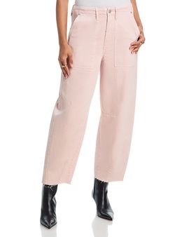 Blanknyc Blanknyc Bowery High Rise Cropped Barrel Jeans in Feeling Peachy