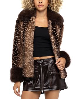 Blanknyc Blanknyc Button Front Faux Fur Coat
