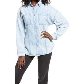 BLANKNYC BLANKNYC Cinched Back Denim Shirt