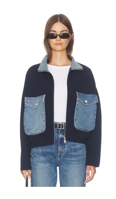BLANKNYC BLANKNYC Denim Track Jacket