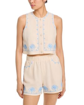Blanknyc Blanknyc Embroidered Top
