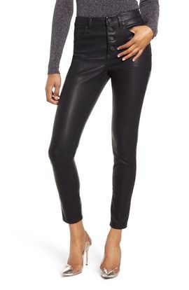 BLANKNYC BLANKNYC Faux Leather Button Front Pants