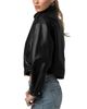 Blanknyc Blanknyc Faux Leather Funnel Collar Bomber Jacket - 5