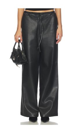 BLANKNYC BLANKNYC Faux Leather Wide Leg Pant