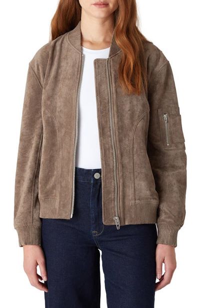 BLANKNYC BLANKNYC Faux Suede Bomber Jacket