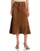 Blanknyc Blanknyc Faux Suede Midi Skirt - 1