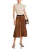 Blanknyc Blanknyc Faux Suede Midi Skirt - 2