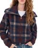 BLANKNYC BLANKNYC Field Day Bomber Jacket Burgundy - 1