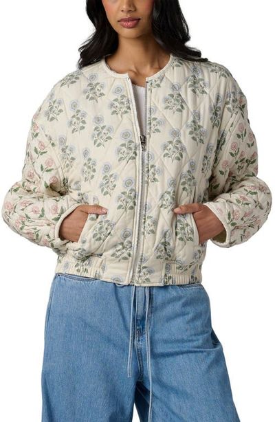BLANKNYC BLANKNYC Floral Quilted Bomber Jacket