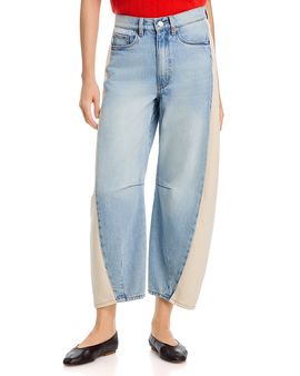 Blanknyc Blanknyc High Rise Barrel Leg Jeans in Self Care
