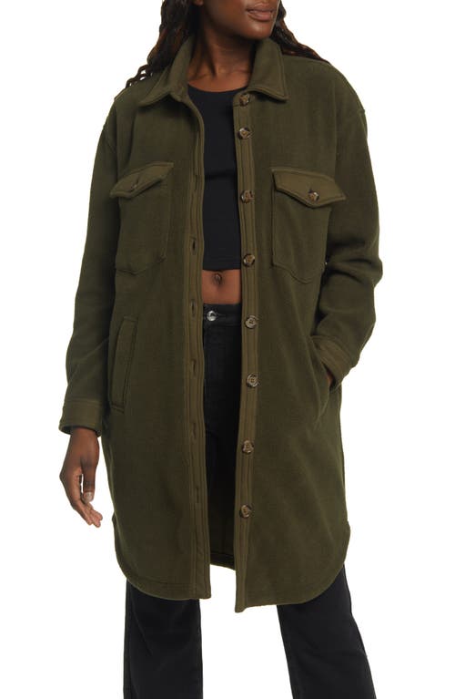 BLANKNYC BLANKNYC Long Fleece Shacket