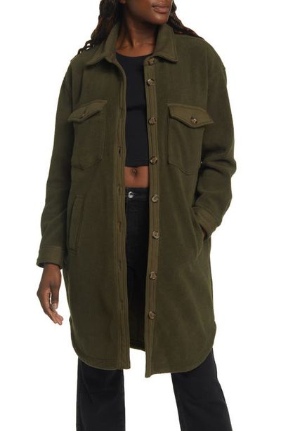 BLANKNYC BLANKNYC Long Fleece Shacket