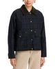 Blanknyc Blanknyc Plaid Cord Collar Barn Jacket - 3