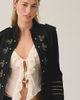 BLANKNYC BLANKNYC Riot High Neck Band Jacket in Black, Women's at Urban Outfitters - 1