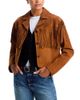 Blanknyc Blanknyc Smoked Paprika Leather Fringe Jacket - 1