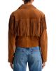 Blanknyc Blanknyc Smoked Paprika Leather Fringe Jacket - 4