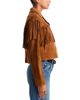 Blanknyc Blanknyc Smoked Paprika Leather Fringe Jacket - 5