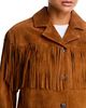 Blanknyc Blanknyc Smoked Paprika Leather Fringe Jacket - 6