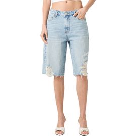 BLANKNYC BLANKNYC The Leonard Distressed Cutoff Denim Bermuda Shorts