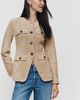 BLANKNYC Crew Neck Suede Jacket - 3