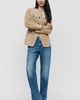 BLANKNYC Crew Neck Suede Jacket - 4