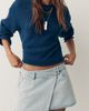 BLANKNYC Denim Asymmetric Mini Skirt - 2