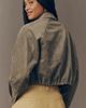 BLANKNYC Desert Sage Faux Suede Jacket - 4