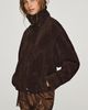 BLANKNYC Suede Funnel-Neck Jacket - 1